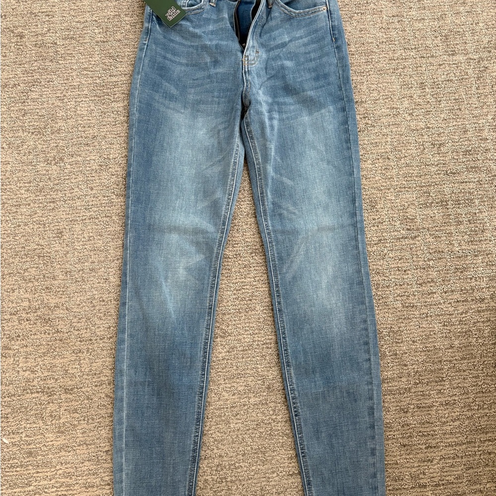 Wild Fable Denim Blue High Stretch Jeans